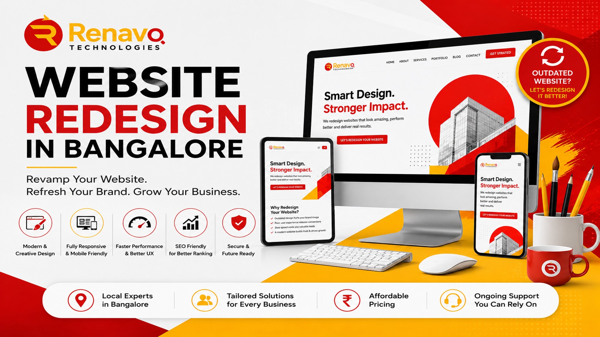 Web Design and Development on Laptop